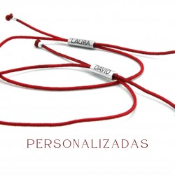 Pack pulseras Hilo Rojo personalizable - 2 pulseras