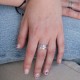 LEONOR - Anillo de plata con perla cultivada