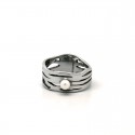 LEONOR - Anillo de plata con perla cultivada